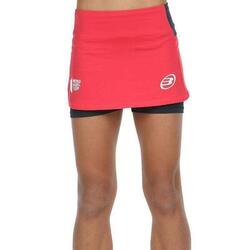 Falda Bullpadel WPT Resoba Carmesi Fluor Junior - - 14a