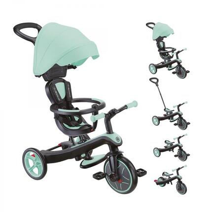 Tricycle évolutif pour bébé EXPLORER 4 en 1 - Rose Corail