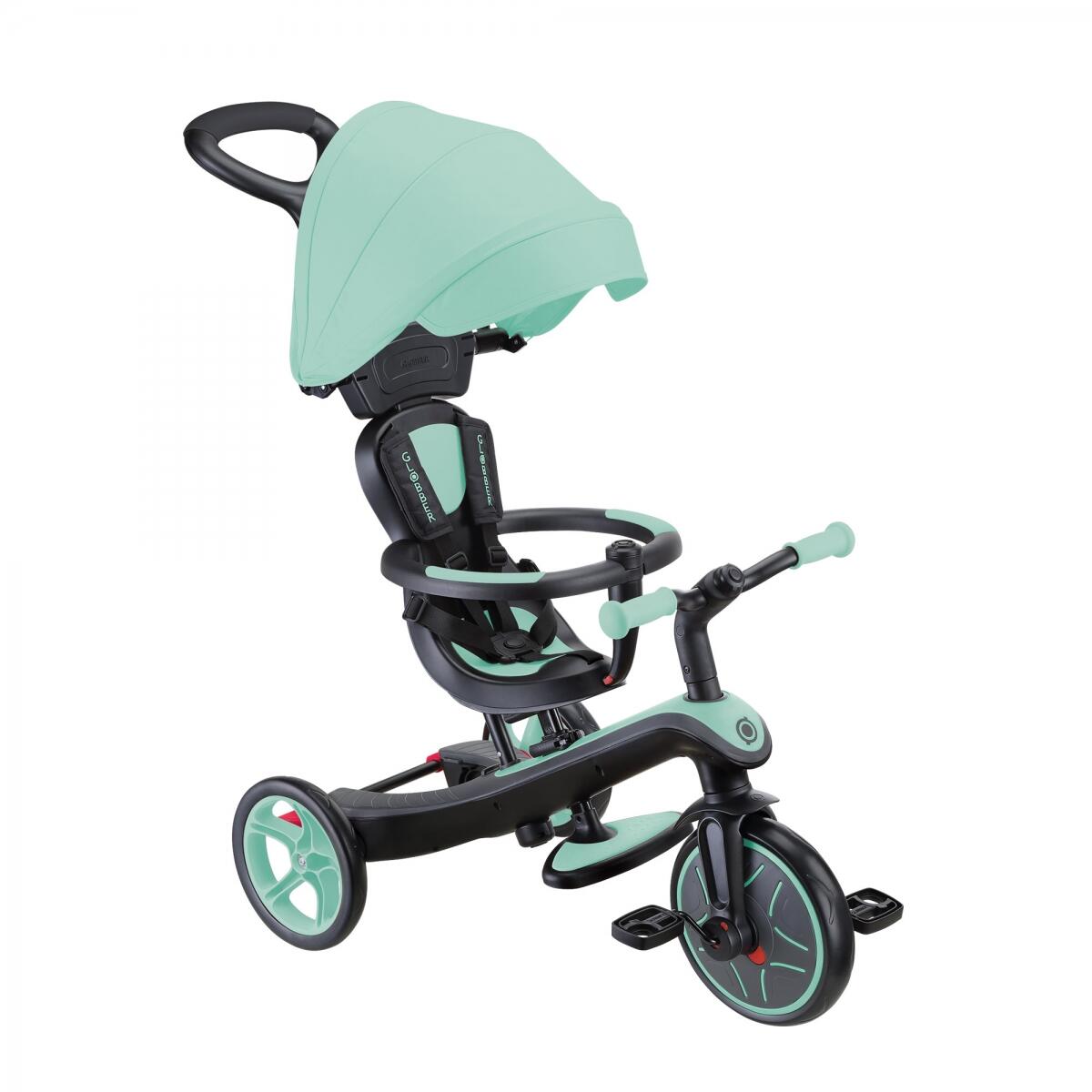 Triciclo evolutivo per bambino EXPLORER 4 in 1 - Verde menta 2/7