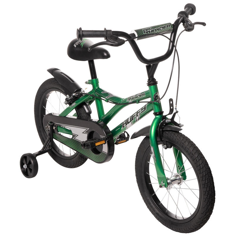 Huffy 16 inch Pro Thunder kinderfiets, 5-7 jaar, groen