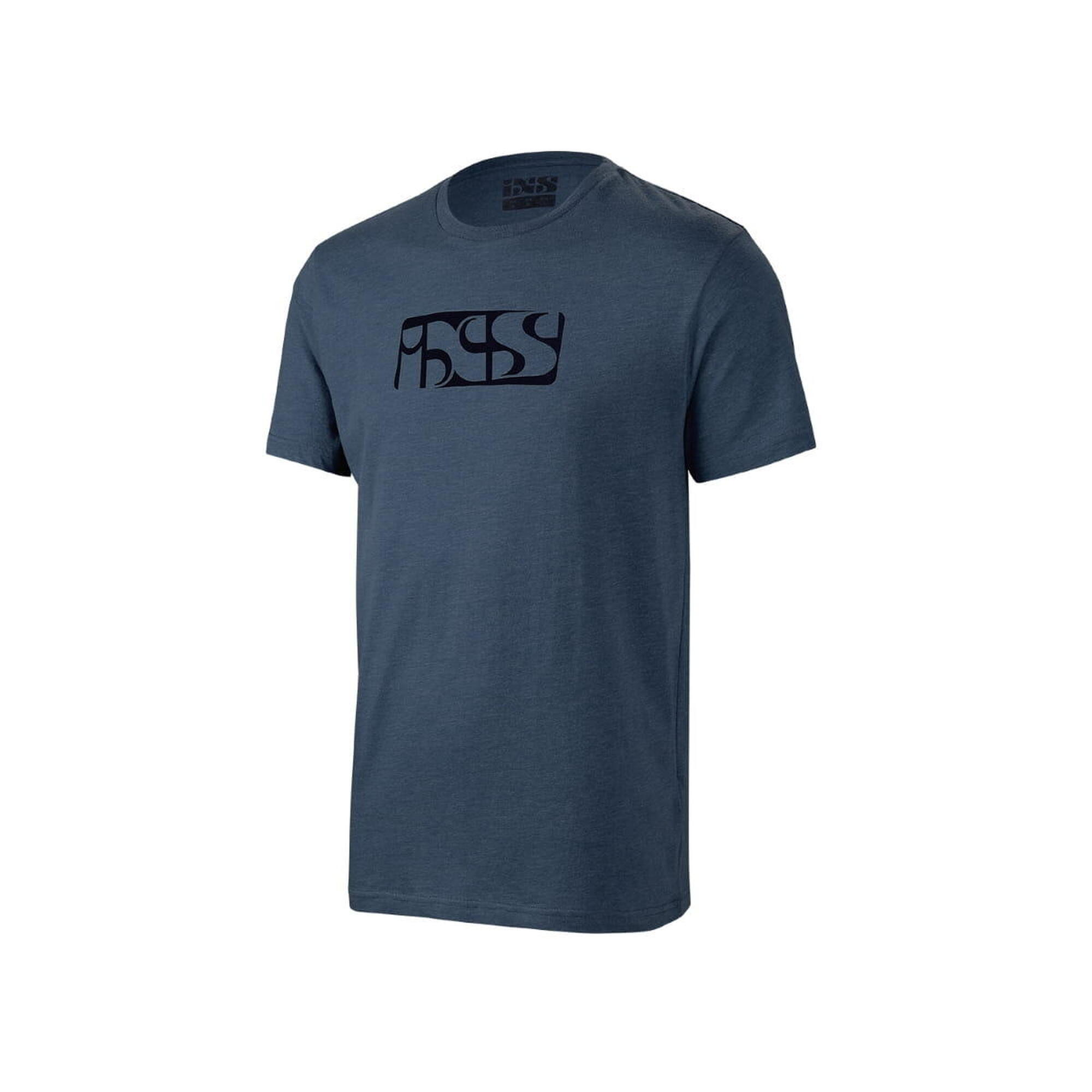 Ixs - Brand Tee Ocean - T-shirt - Bleu Foncé - T-shirt Manches Courtes - Noir - 38 S - Decathlon