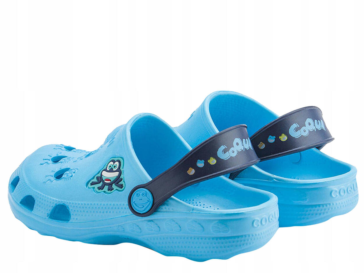 Sabots enfant Coqui motif grenouille 3/4