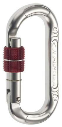 Mousqueton ovale CAMP Oval Compact Lock alliage léger 71 g résistance 24 kN