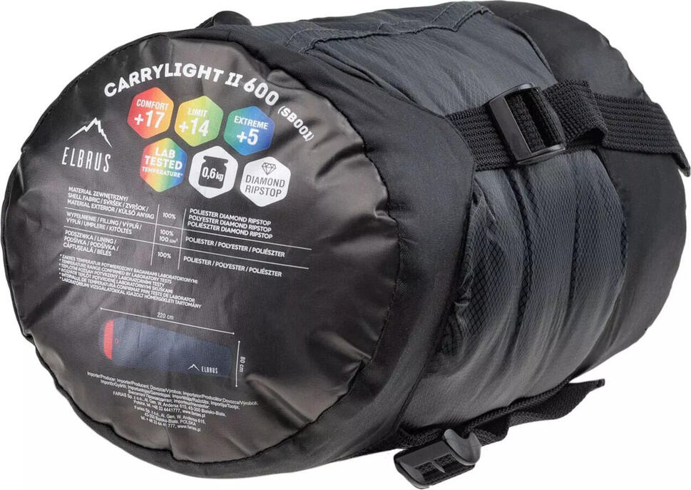 Śpiwór turystyczny Elbrus Carrylight II