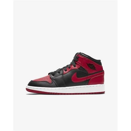 Chaussures basketball enfants Nike Jordan 1 Mid Banned 2020 GS 2/6