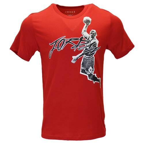 Nike - T-shirt Universel Hommes Nike Jordan Air Drifit - T-shirt Manches Courtes - Rouge - 40 M - Decathlon