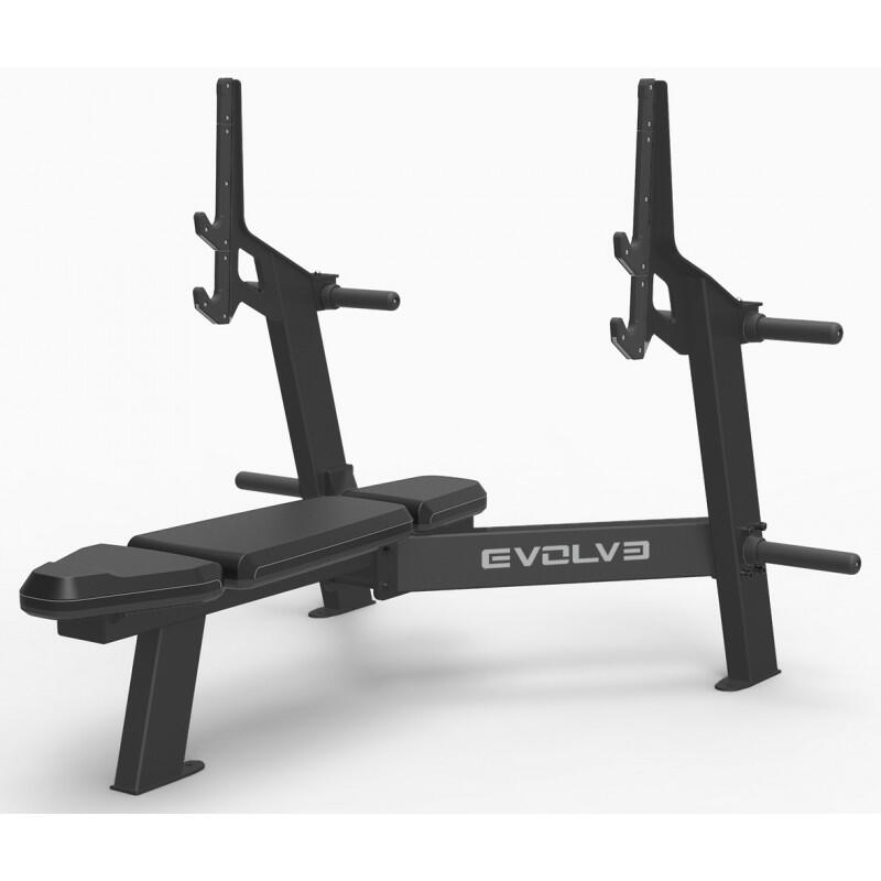Banco de supino plano - evolve fitness ec-509