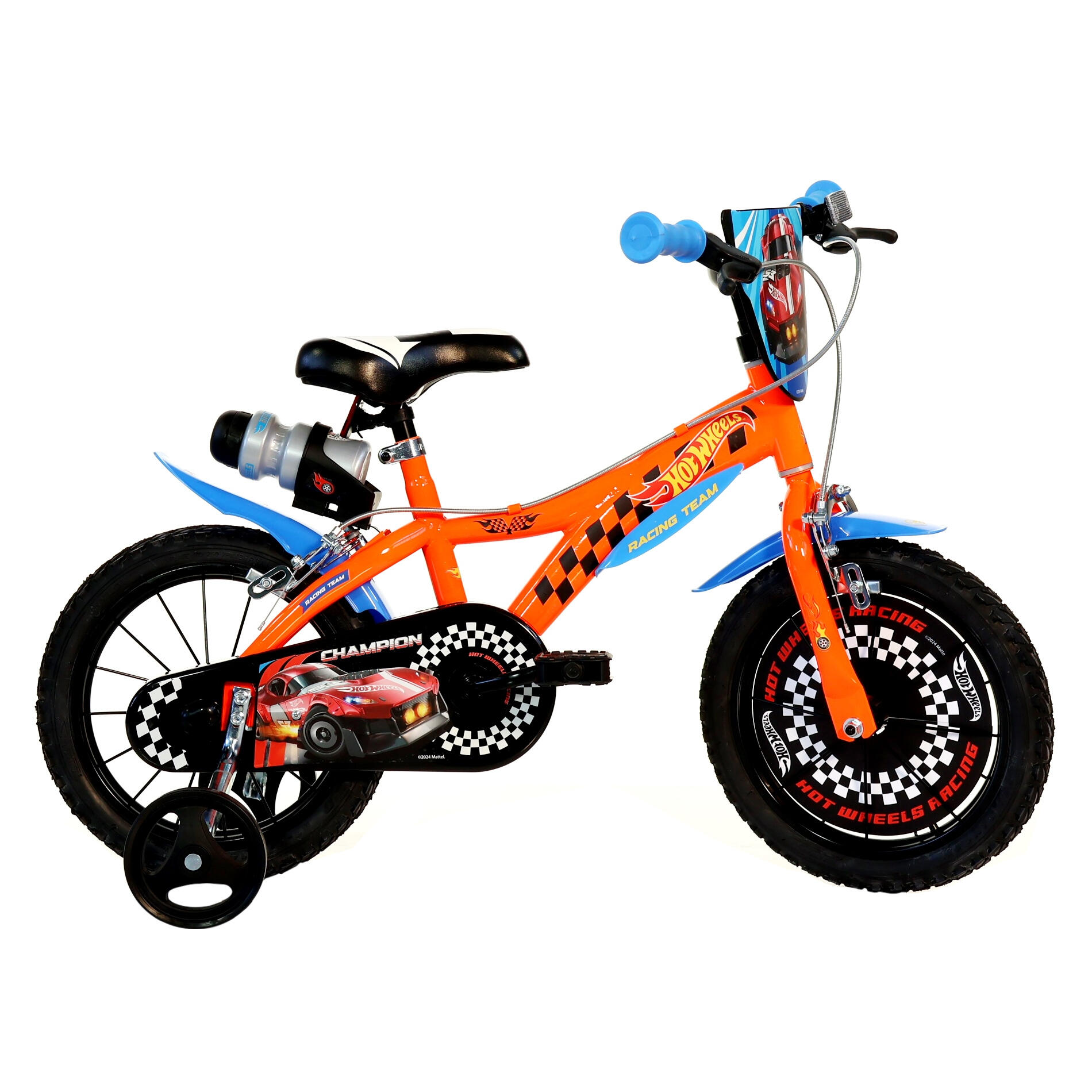 Bicicleta criança 14 polegadas hot wheels 4-6 anos