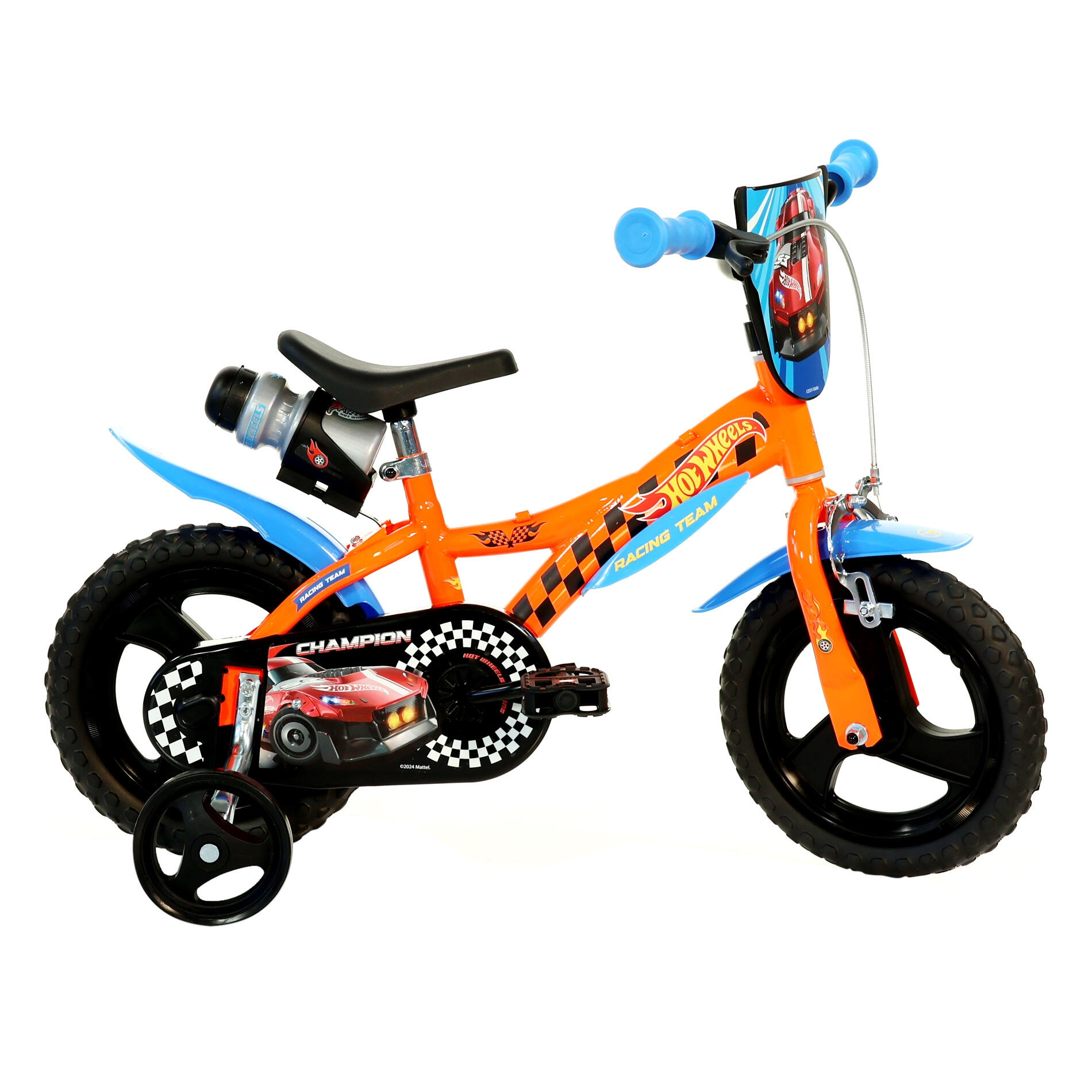 Dino Bikes - Vélo Enfant 12 Pouces 3 Ans Hot Wheels - Vélo Enfant - Bleu|noir|orange - 12" - Decathlon
