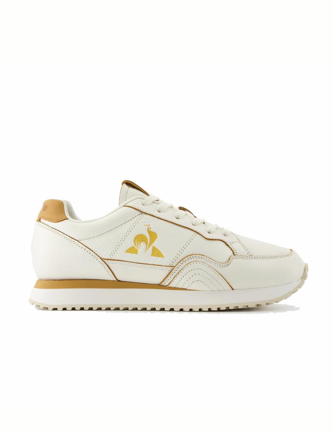 Zapatillas para Hombre Lecoqsportif Jet star 2 leather Beige 1/4