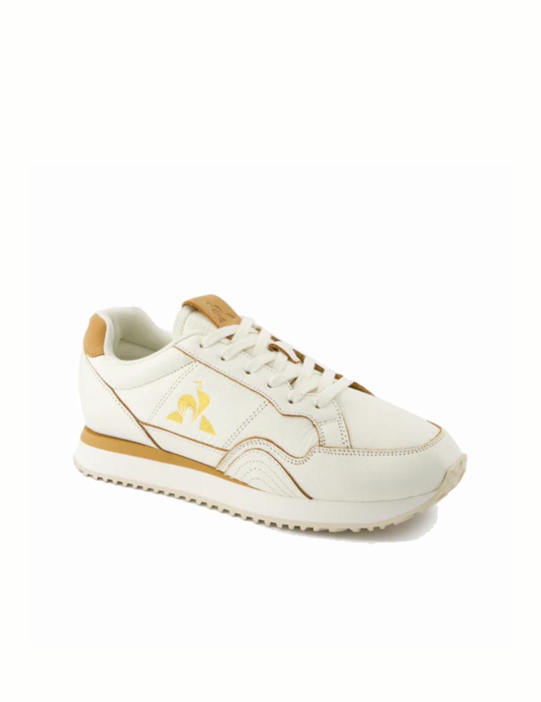Zapatillas para Hombre Lecoqsportif Jet star 2 leather Beige 2/4