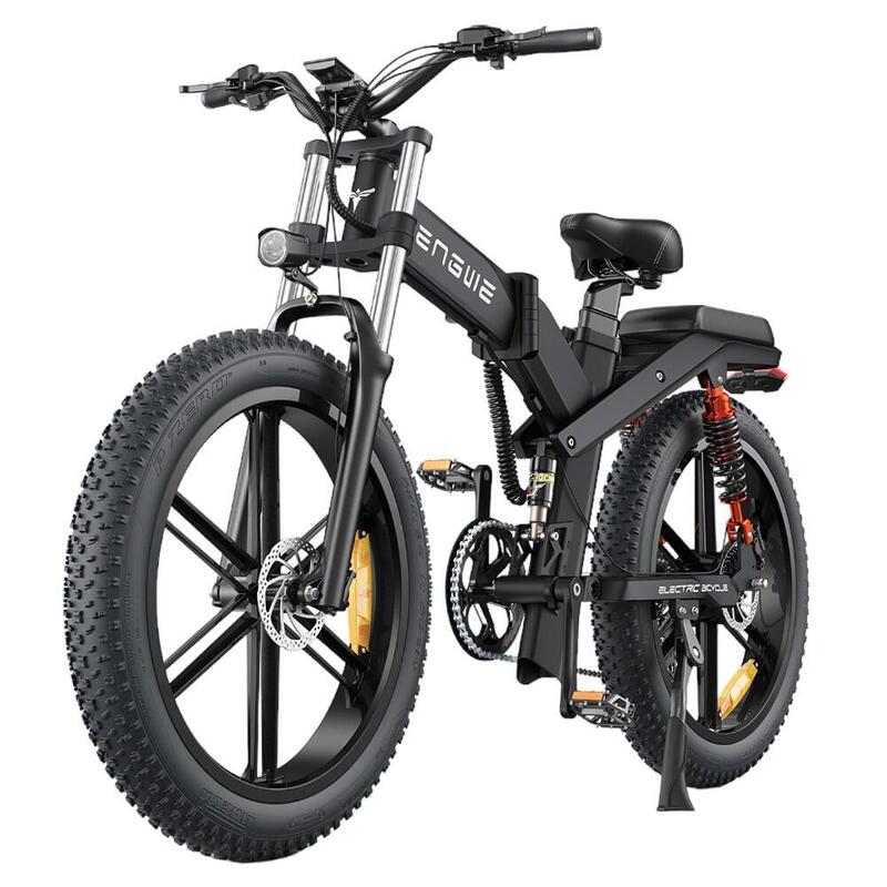 ENGWE X26 Elektrische Fiets 19,2Ah & 10Ah Dubbele Accu Zwart