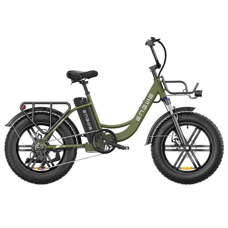 ENGWE L20 Bicicleta eléctrica 20*4.0 polegadas Pneu de montanha Verde
