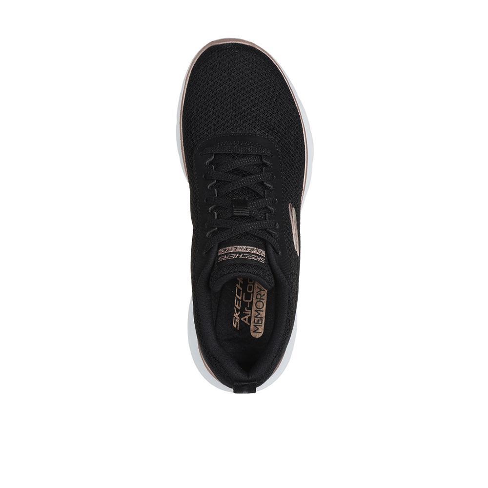 Sapatilhas Desportivas Caminhada Mulher Skechers 150206_BKRG Pretos Atacadores 3/7