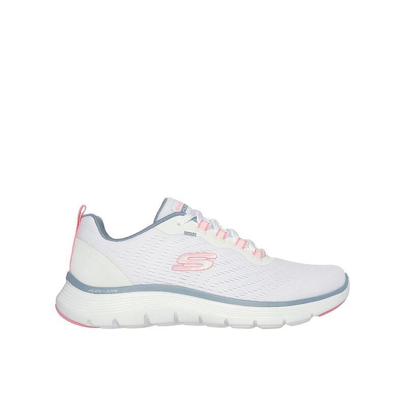 Zapatillas Deportivas Caminar Mujer Skechers 150201_WPKB Blancas con Cordones