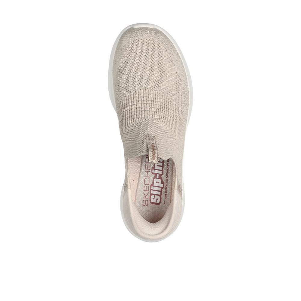 Tênis Skechers Ultra Flex 3.0 Feminino Bege 3/5