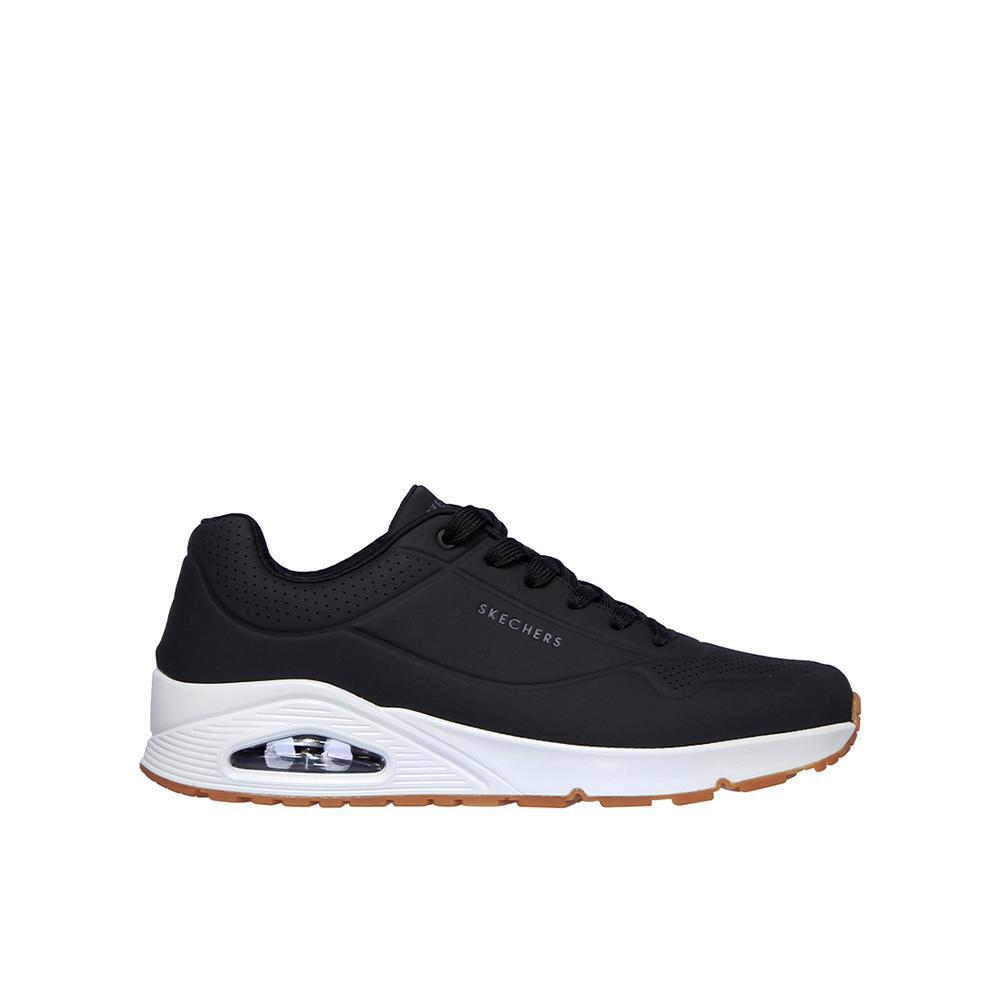 SKECHERS 52458/blk Mens Sports Low Top Lace Up Trainers