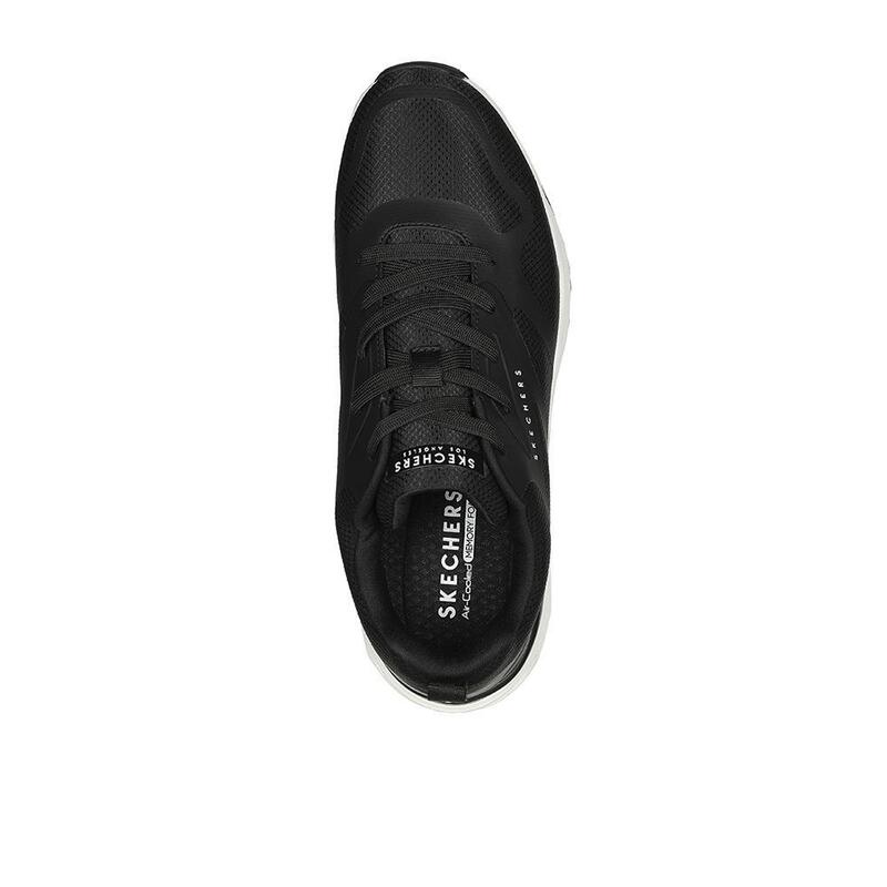 Zapatillas Deportivas Caminar Hombre Skechers 183070_BLK Negras con Cordones