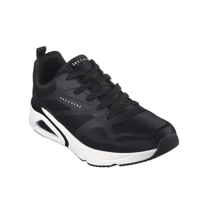 Zapatillas Deportivas Caminar Hombre Skechers 183070_BLK Negras con Cordones