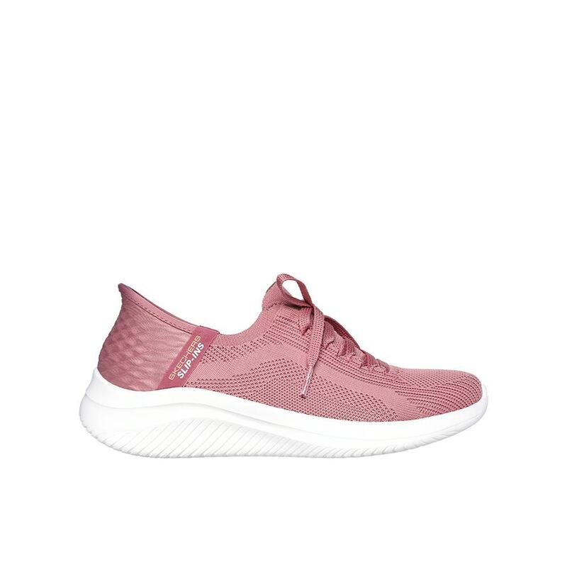 Zapatillas Deportivas Caminar Mujer Skechers 149710_MVE Rosas con Cordones