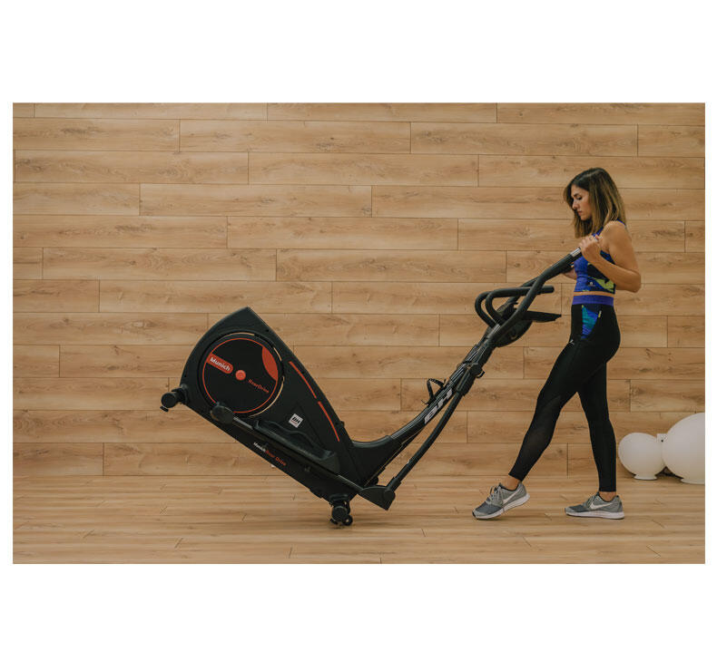 Vélo Elliptique  Munich Connect - Kinomap,Zwift - volant 12kg - écran LED 5/7