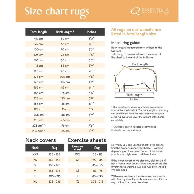 Couverturel anti-eczéma pour cheval QHP
