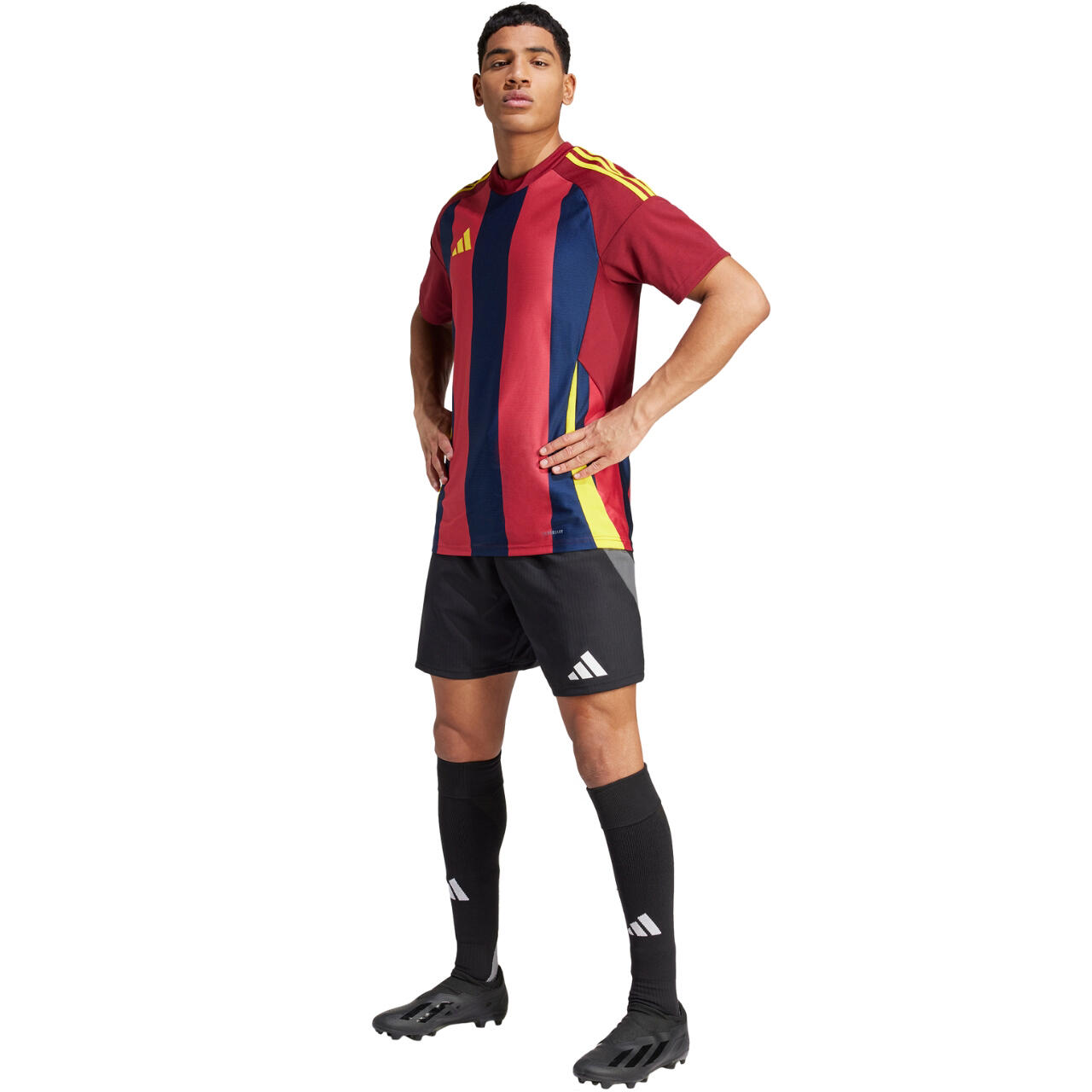 Koszulka męska adidas Striped 24 Jersey 3/8