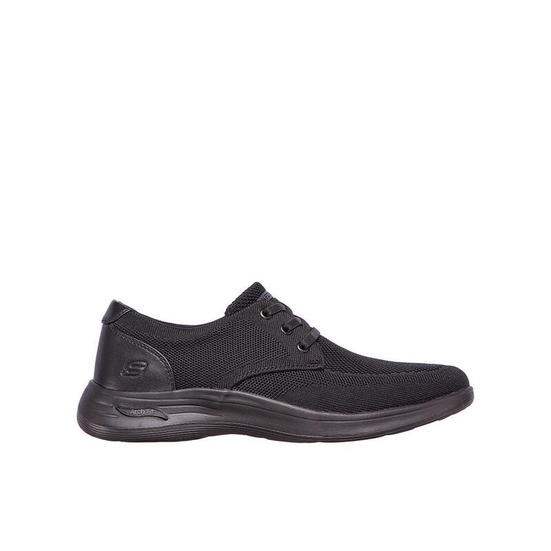 Zapatillas Caminar Hombre Skechers 204463_BBK Negras con Cordones