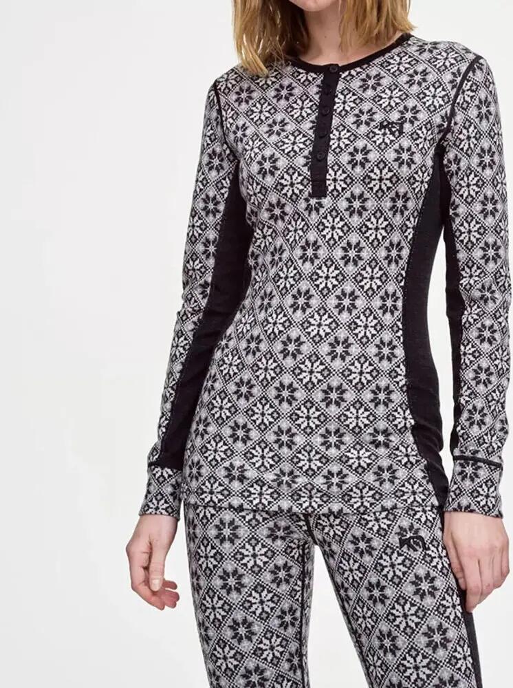 KARI TRAA Rose LS - Black 3/4