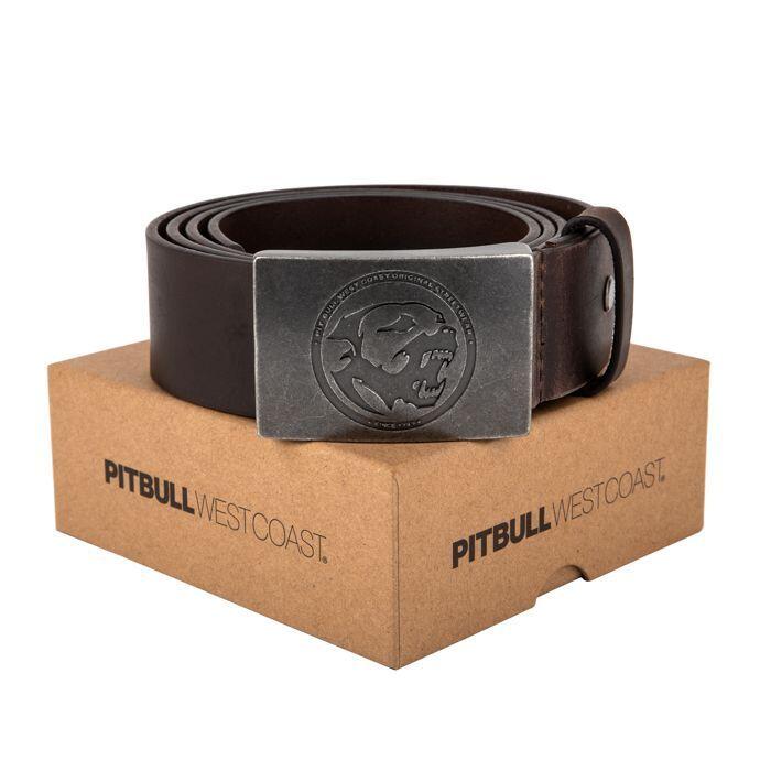 Pasek męski Pitbull skórzany Bones 3/6