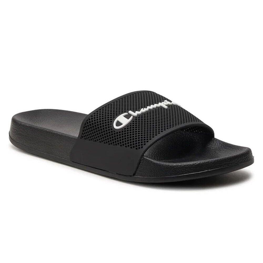 Champion Daytona Slide, tongs de piscine pour hommes, noires 2/6