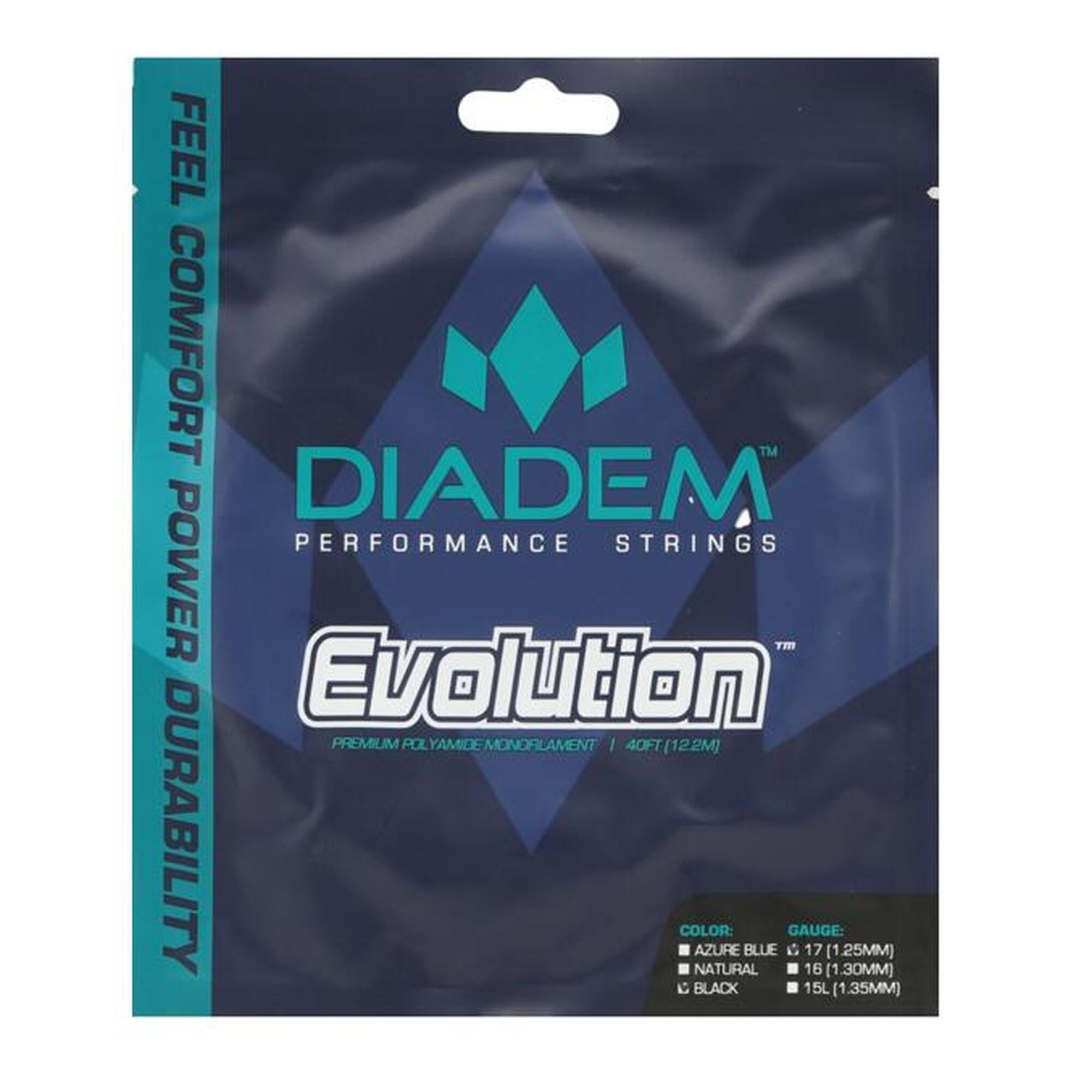 Naciąg tenisowy Diadem Evolution 16 (1.30) - niebieski