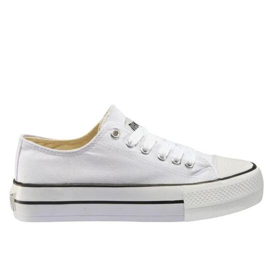 ZAPATILLAS CASUAL LONA MUJER JOHN SMITH LIBEL. BLANCO
