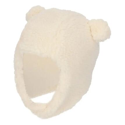 Bonnet d'hiver bébé Teddy en laine 1/2 an marron moyen