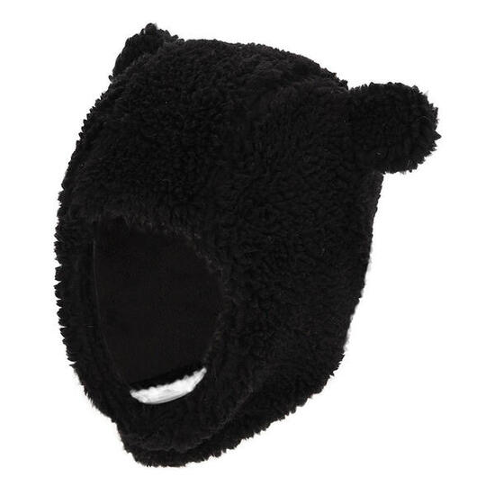 Ensemble d'hiver pour bébé (gants écharpe et bonnet) en laine effet peluche 0-6