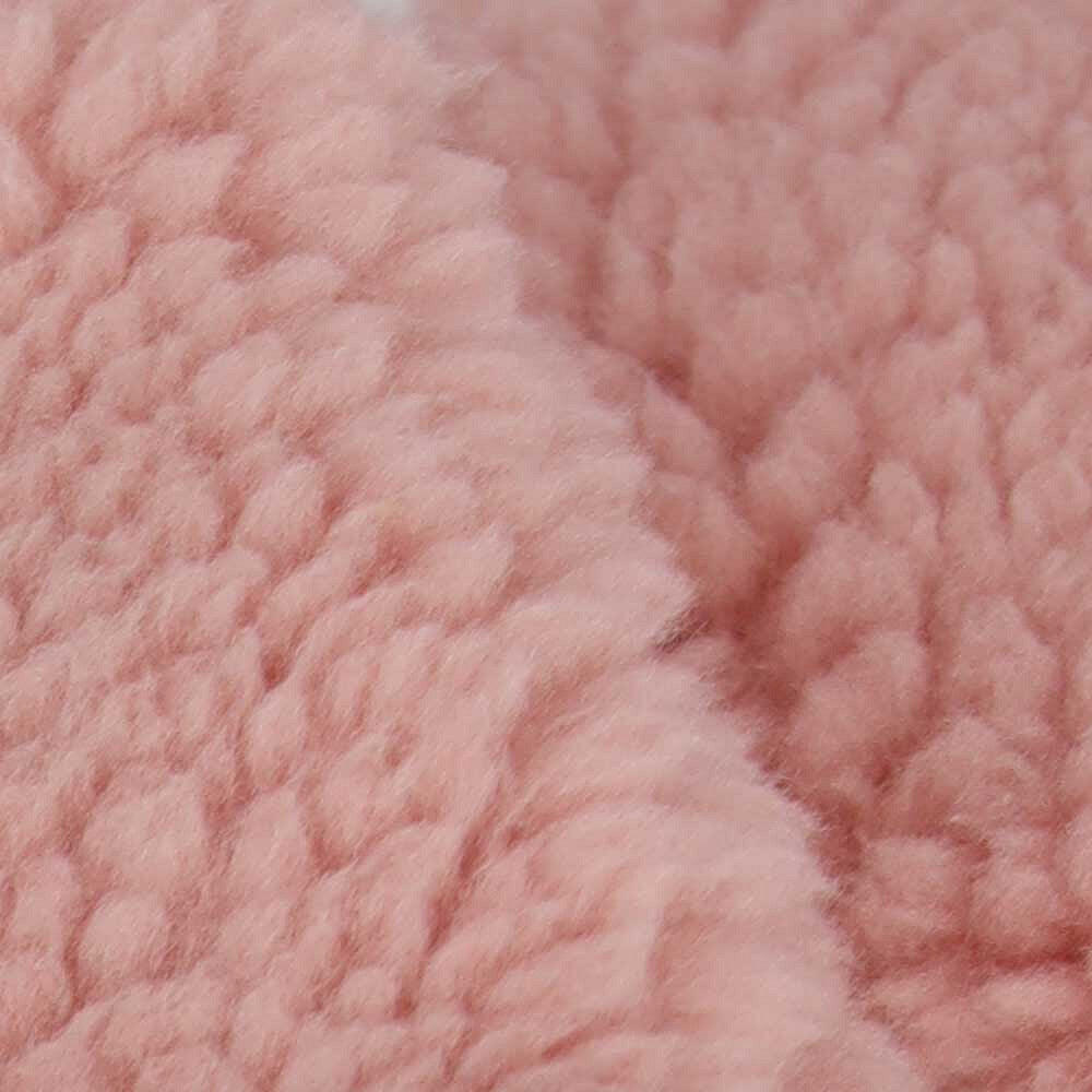 Guanti da neonato in lana orsacchiotto taglia unica rosa chiaro 2/2
