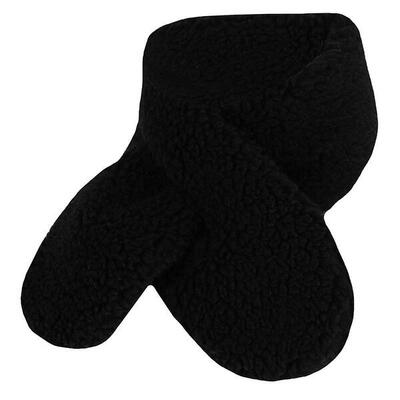 Heatkeeper - baby sjaal winter - teddy wol - donker grijs