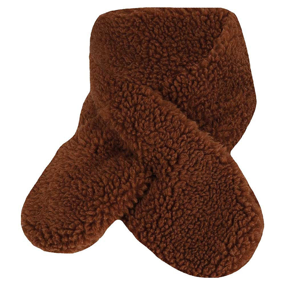 HEAT KEEPER Heatkeeper - Babyschal Winter - Teddywolle - Mittelbraun