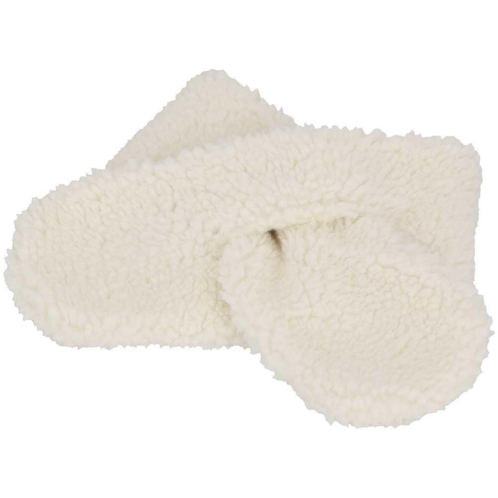 Sciarpa invernale per neonati in lana effetto orsetto 6/12 mesi colore bianco 2/3