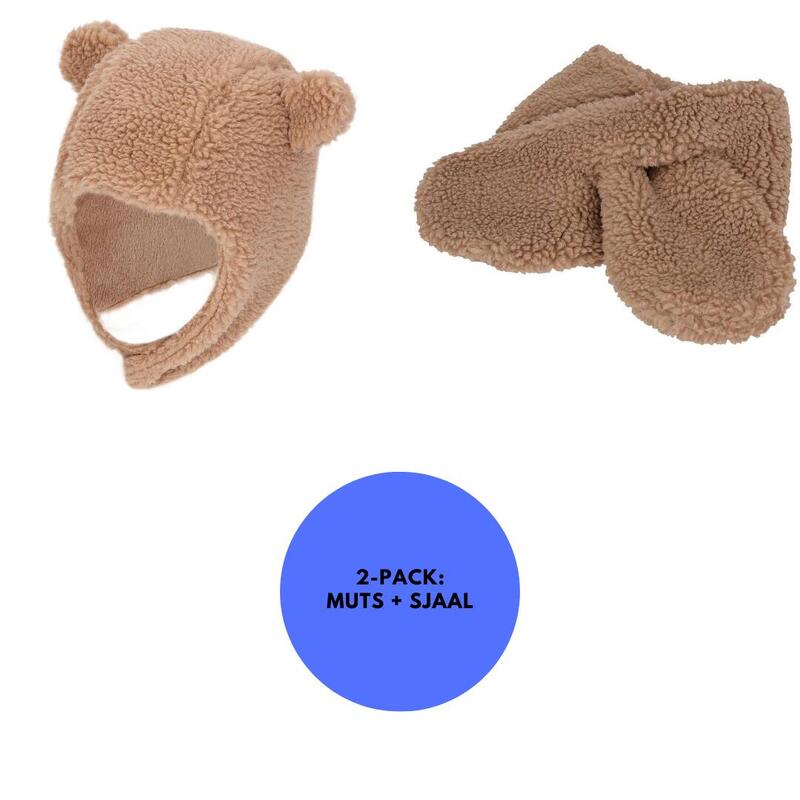 Heatkeeper - Écharpe et bonnet pour bébé - Ensemble - Teddy Wool - 0-6 mois -