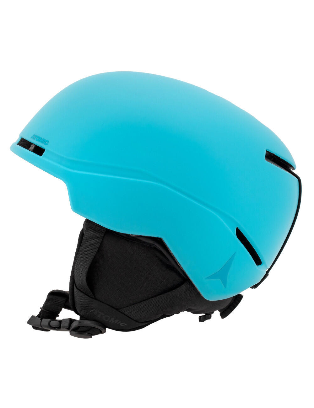 Kask narciarski dziecięcy ATOMIC FOUR JR  scuba blue S 3/4
