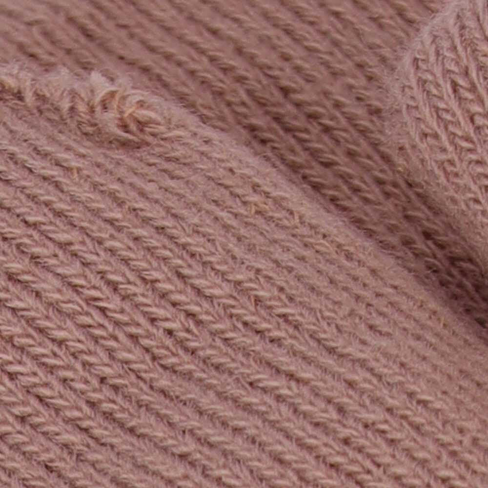 Guanti da neonato in maglia taglia unica rosa chiaro 3/3