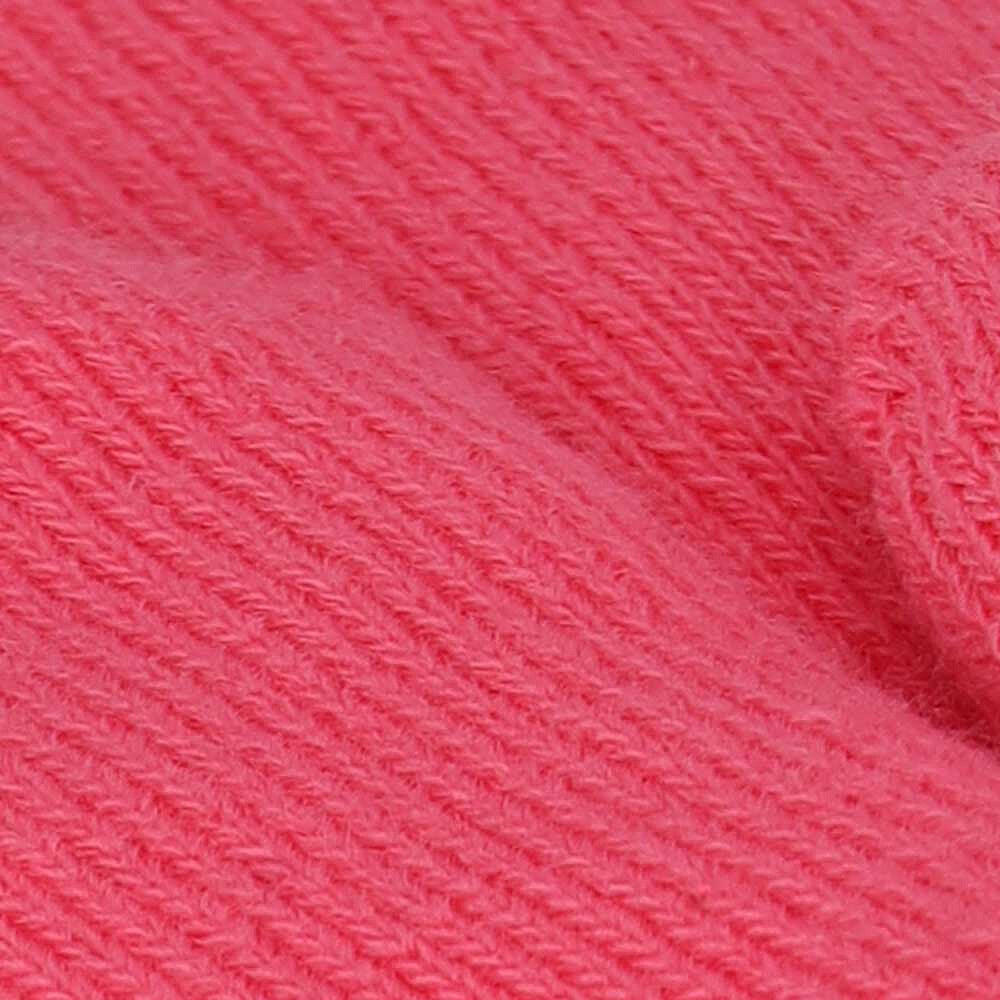 Guanti da neonato in maglia taglia unica rosa 3/3