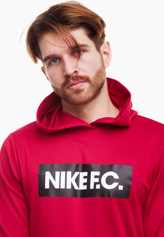Felpa Con Cappuccio Uomo Nike DF FC Libero Rosa 3/4