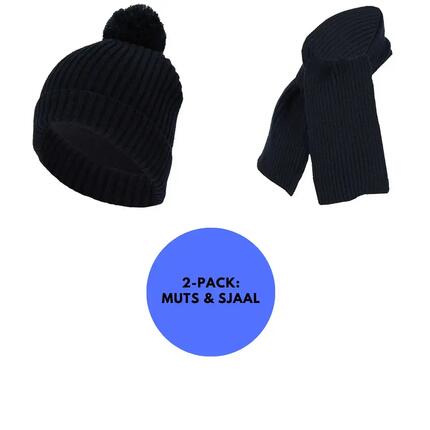 Baby Sjaal & Muts Set 0-12 Maanden Roze