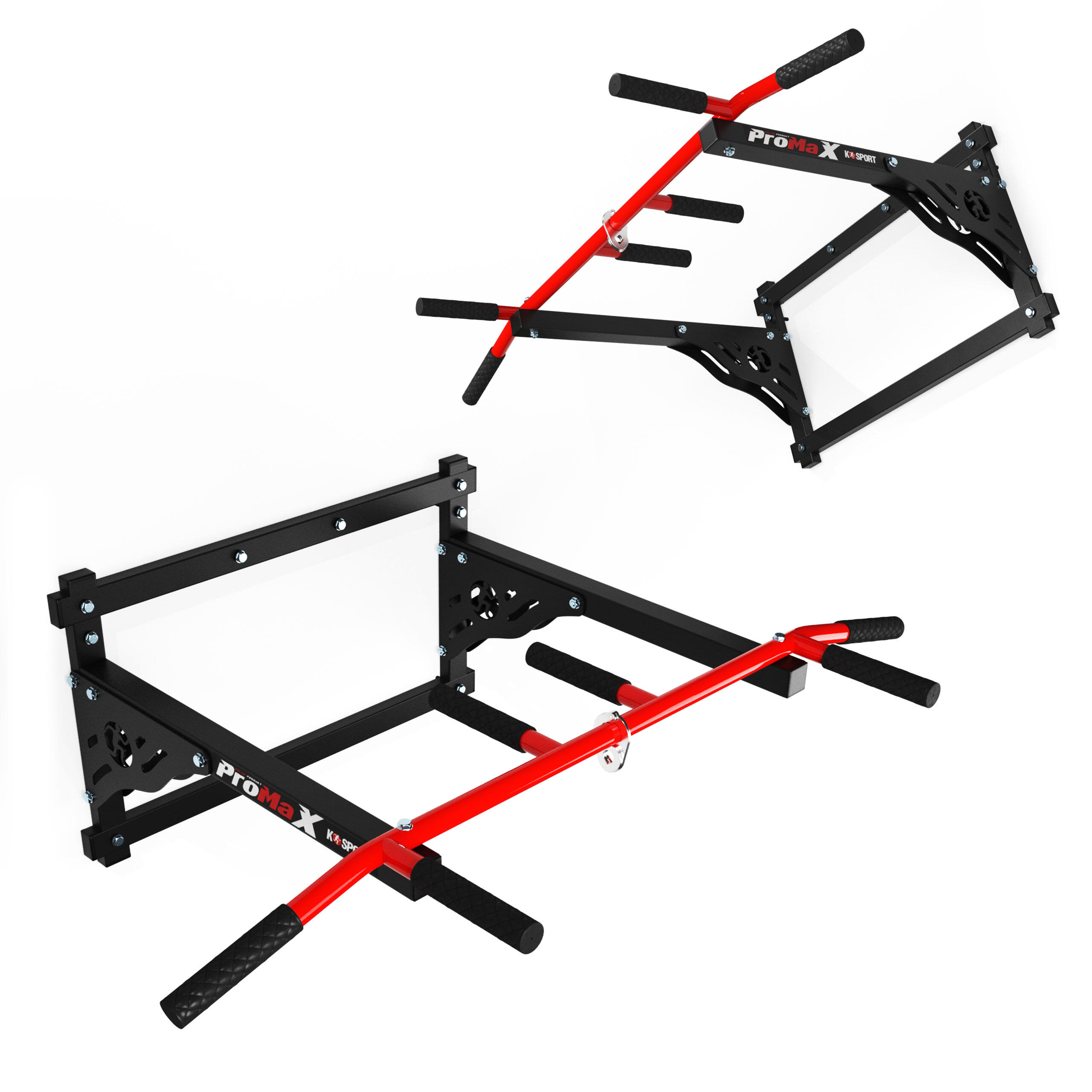 Wall Mounted Heavy Duty Pull Up Bar K SPORT Decathlon