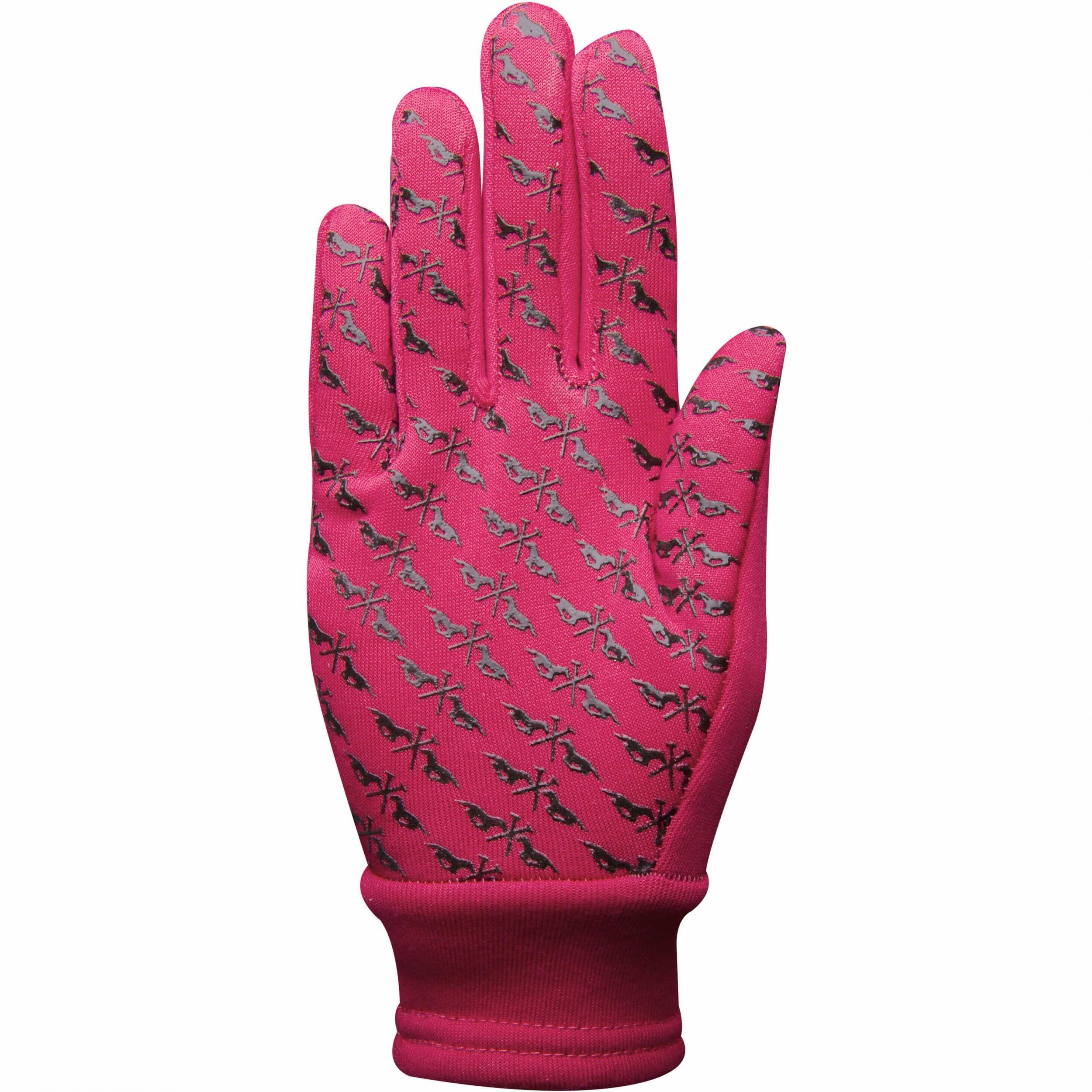 Winter Damen Reithandschuhe fuchsia 2/2