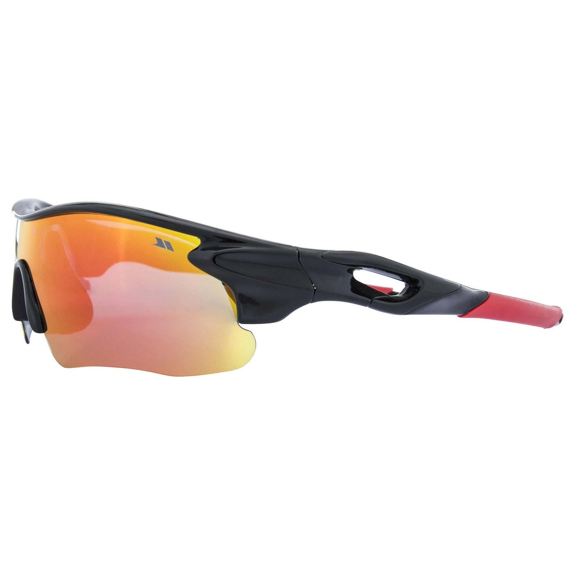 SLAMMED Unisex Sunglasses (Black/Red)