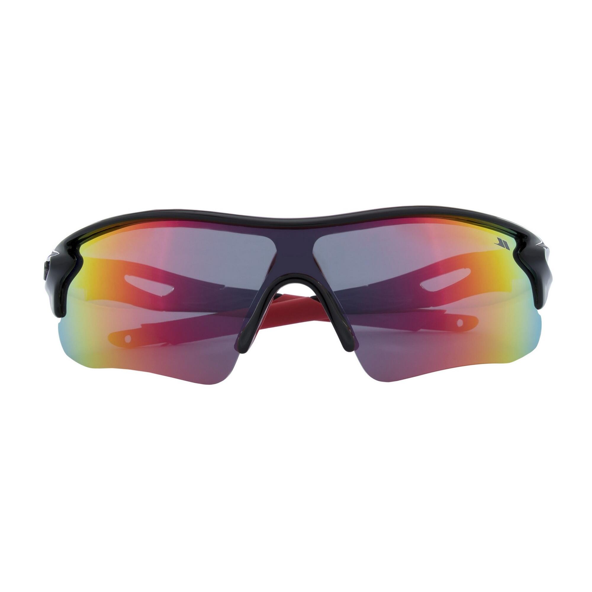 SLAMMED Unisex Sunglasses (Black/Red)