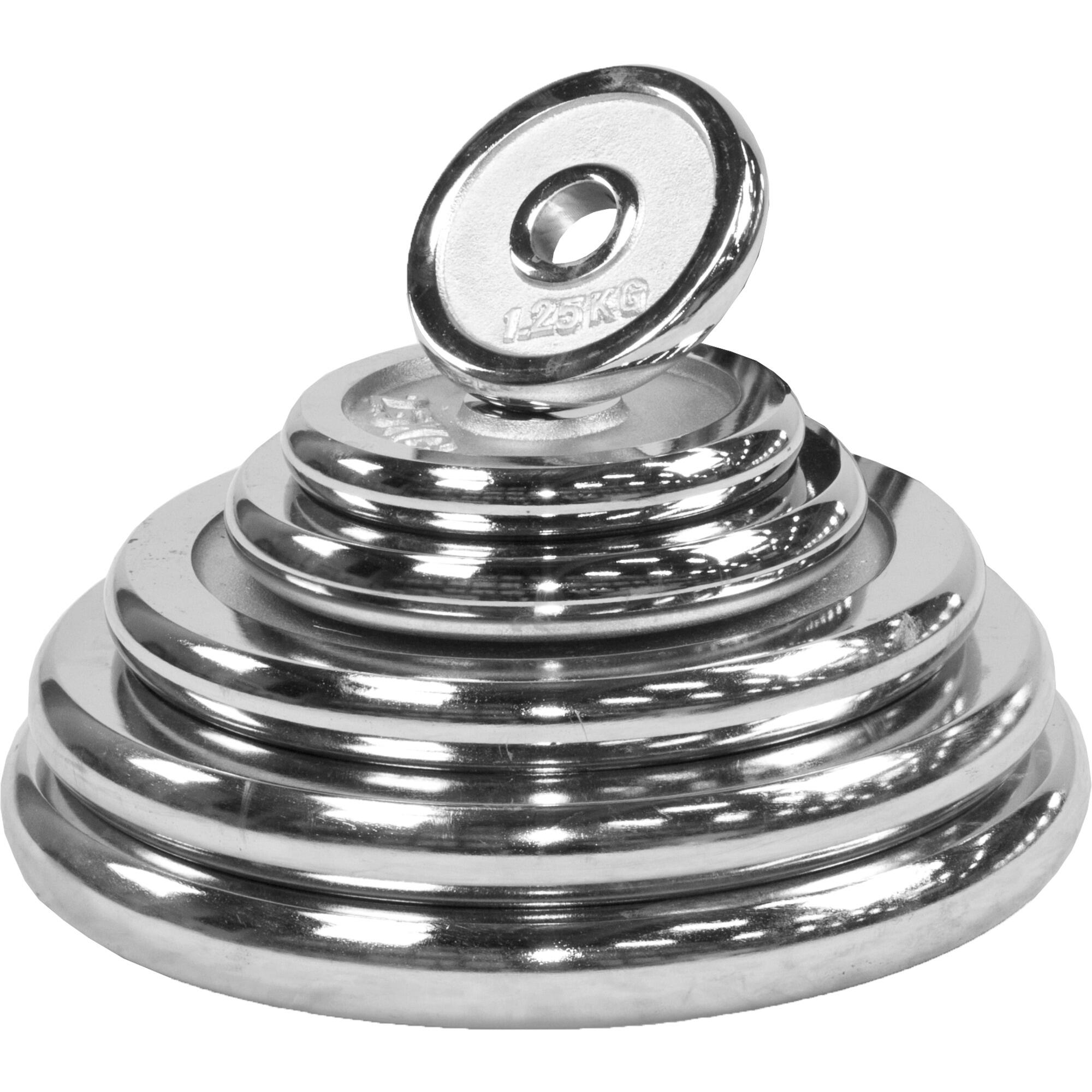 SET D'HALTÈRES COMPLET 105,5KG | DISQUES FONTE CRHOME + BARRES | MUSCULATION 6/6